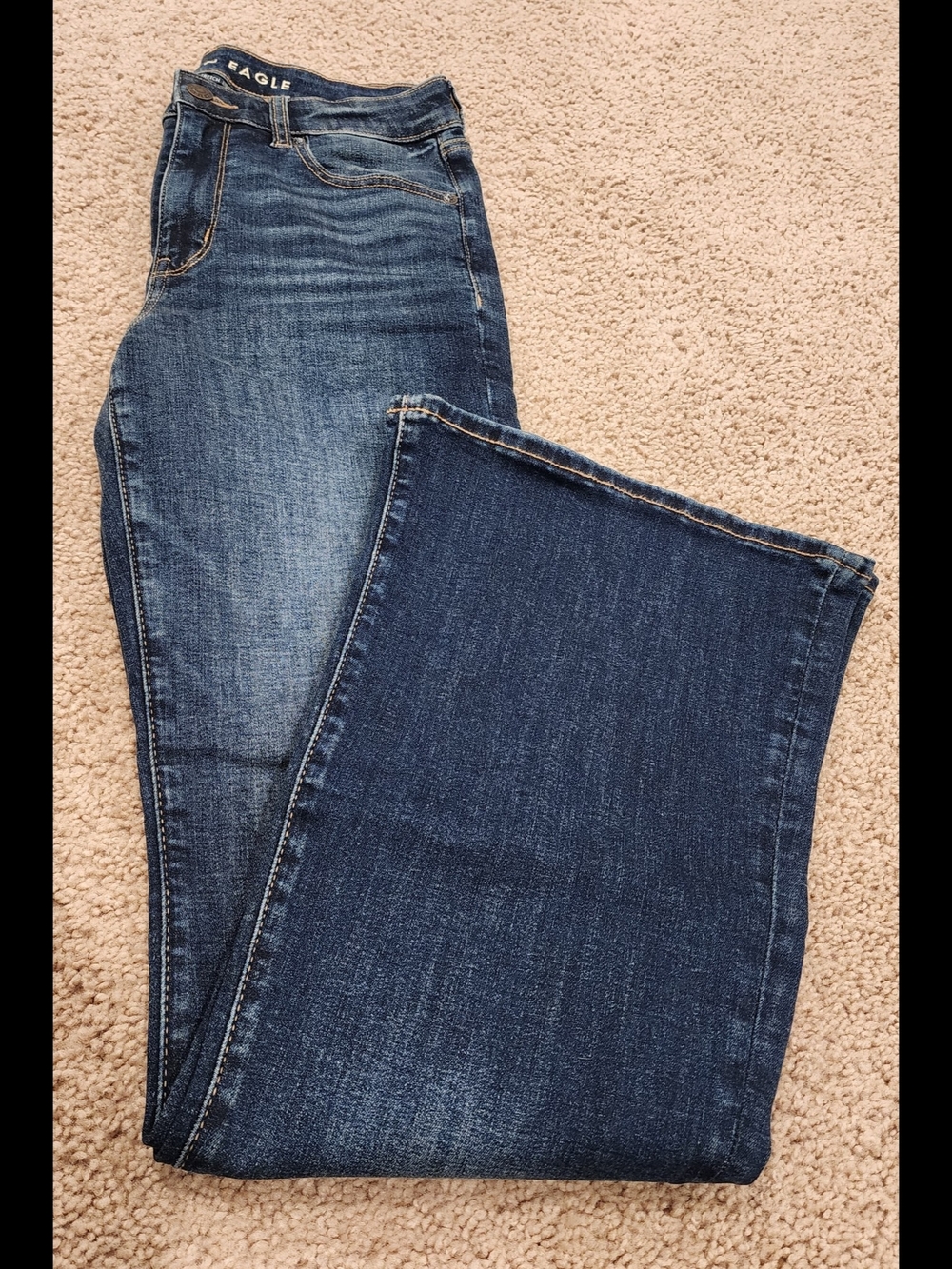 American Eagle Super High Rise Flare Jeans